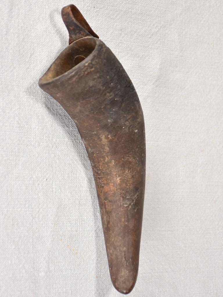 French Auvergne Handmade Vintage Horn Holder