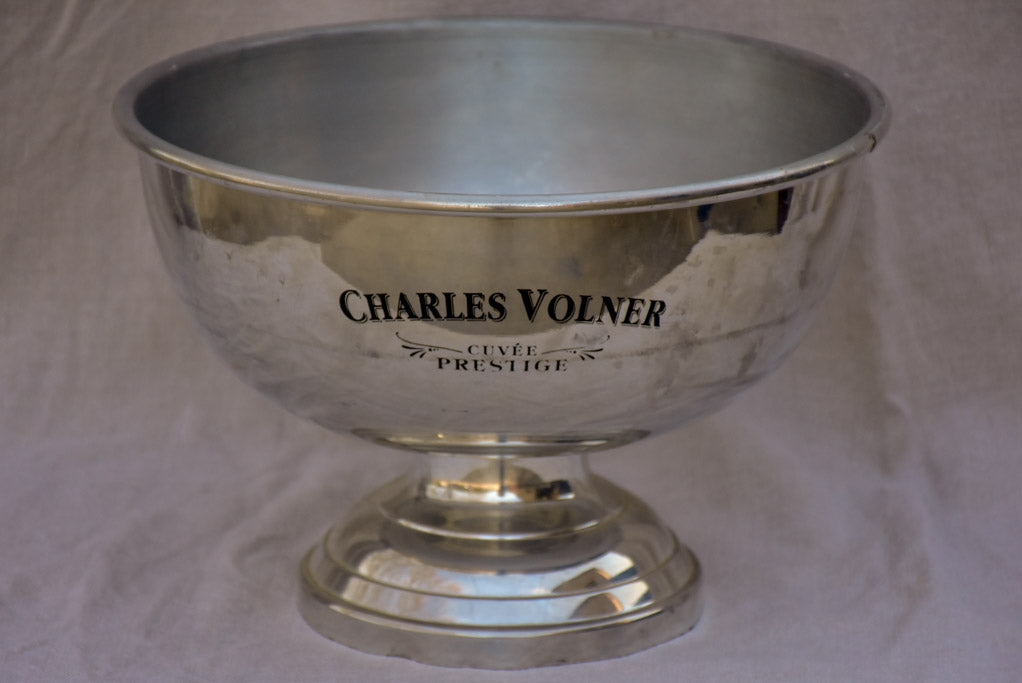 Large vintage French champagne bucket - Charles Volner