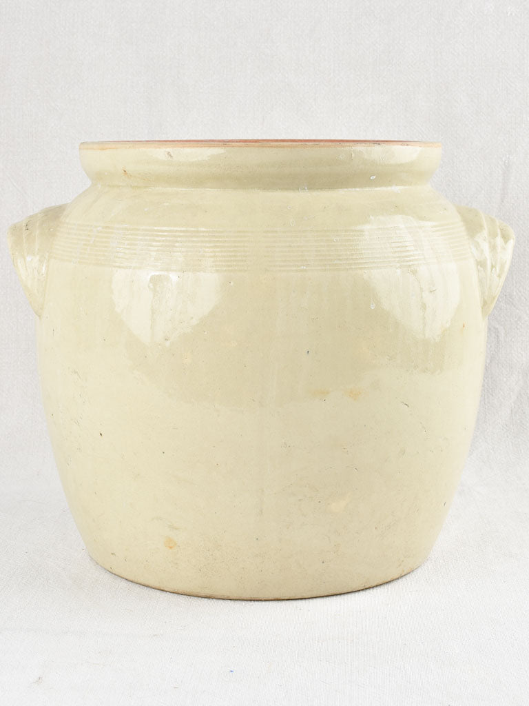 Small earthenware crock pot 12½"