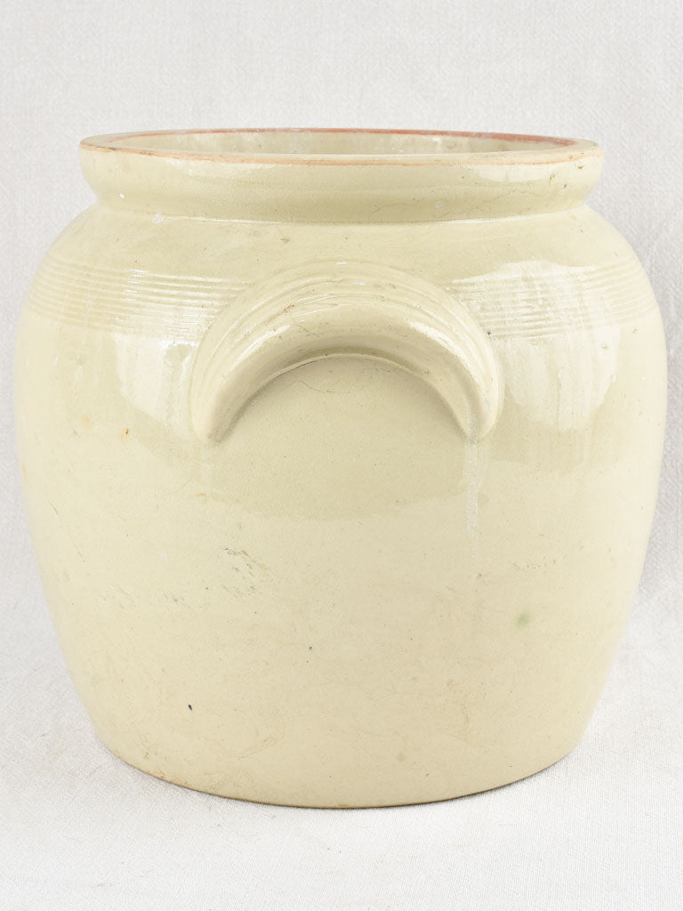 Small earthenware crock pot 12½"