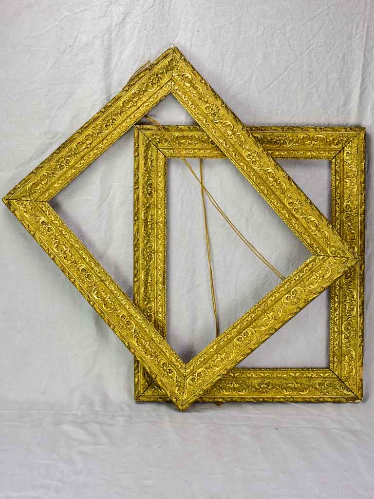 Pair of late 19th Century French portrait frames 21¼" x 25¼"