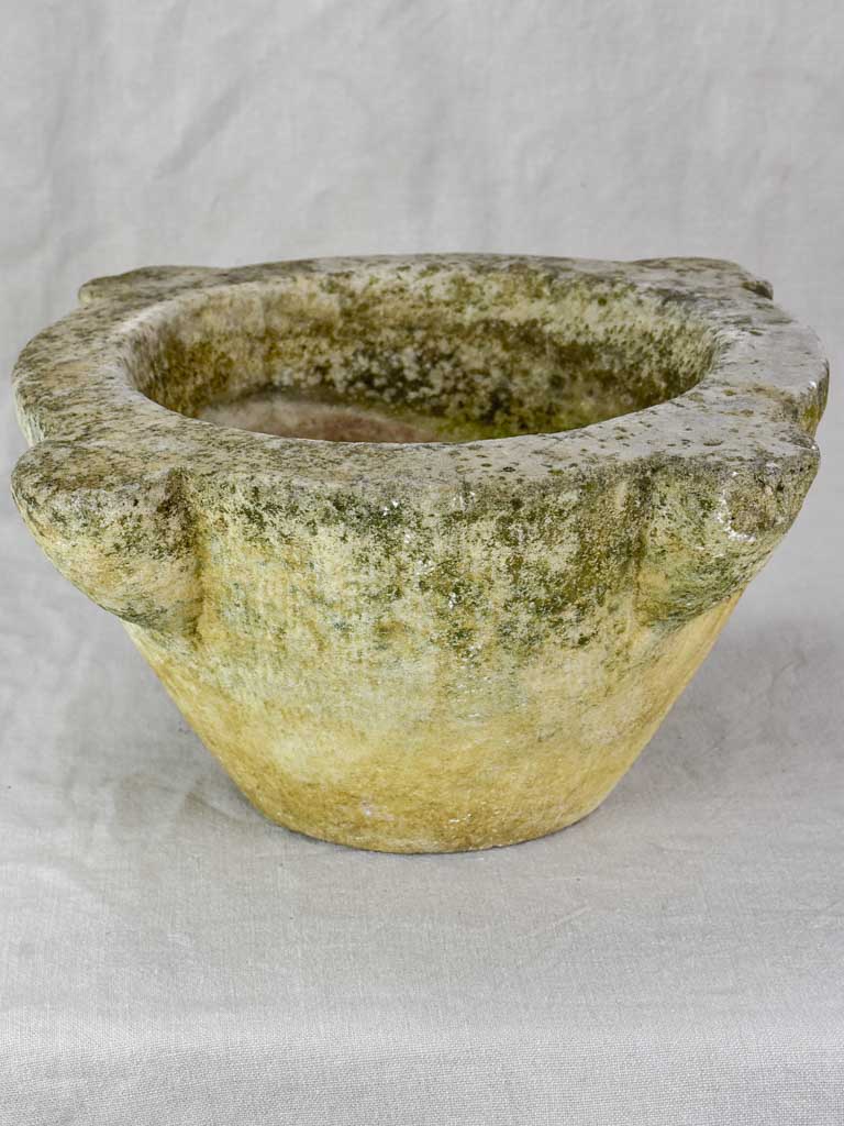 19th century French stone kitchen mortar 17¼"