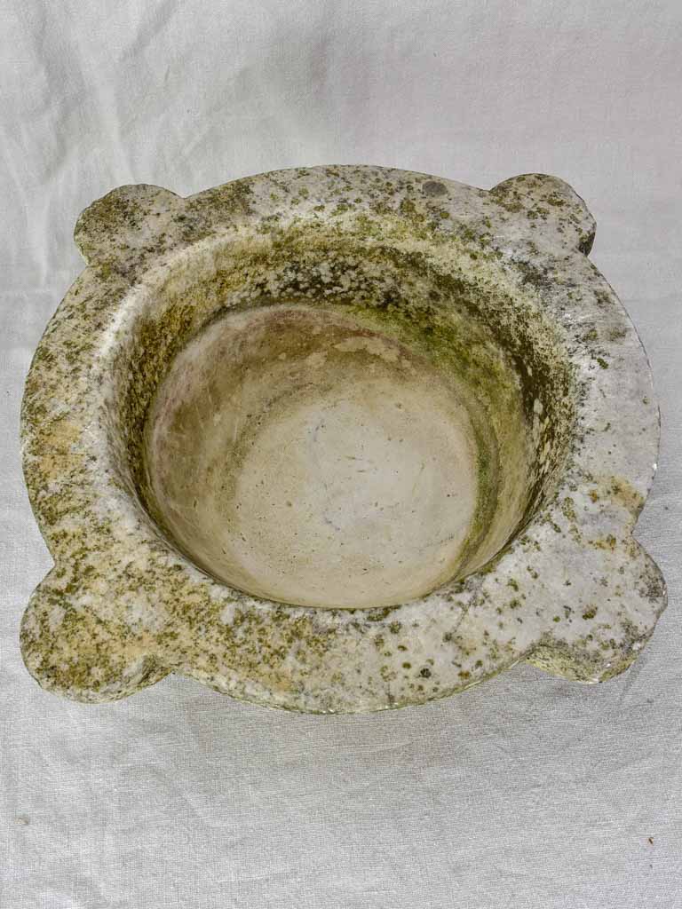 19th century French stone kitchen mortar 17¼"