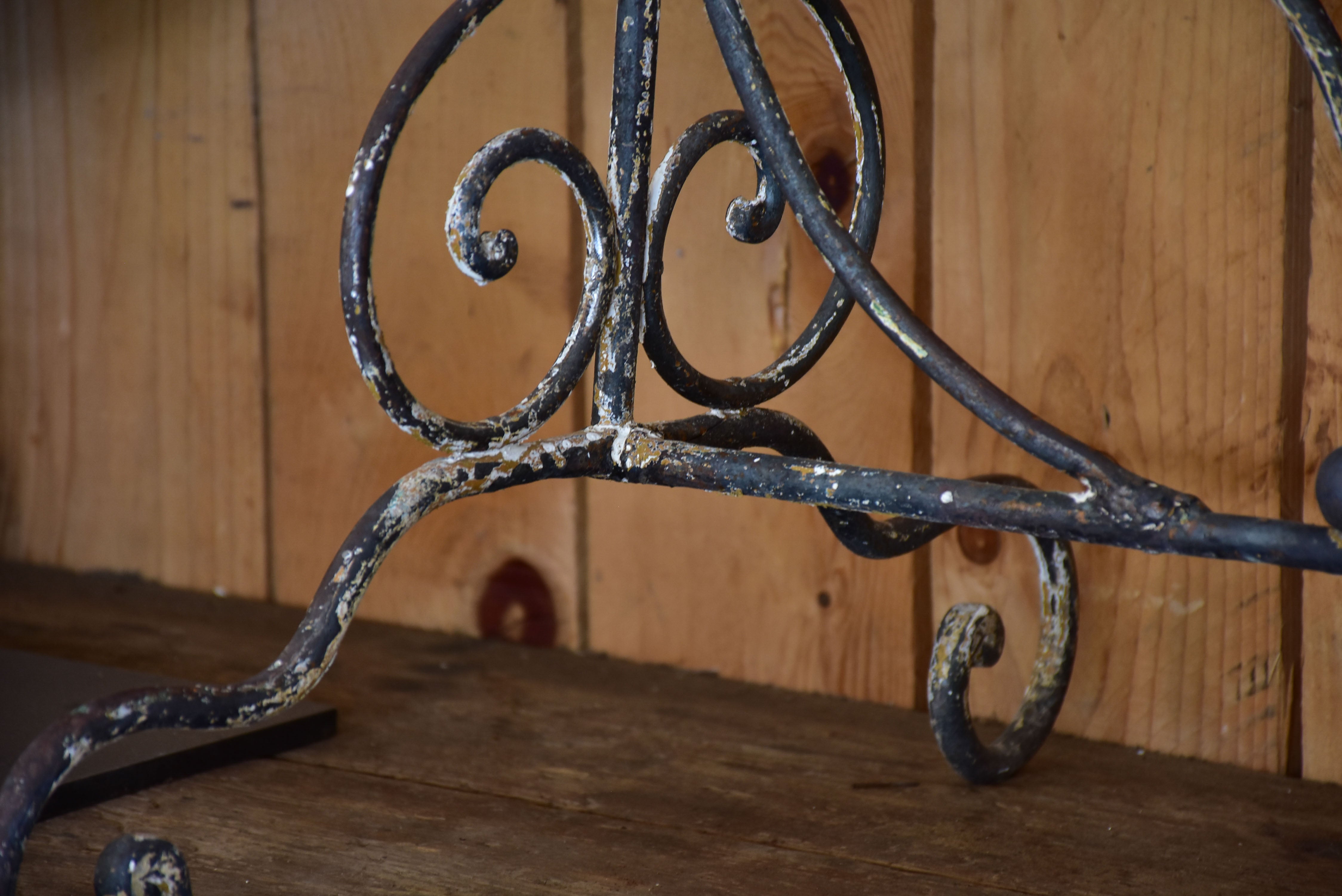 19th century iron vigneron’s table