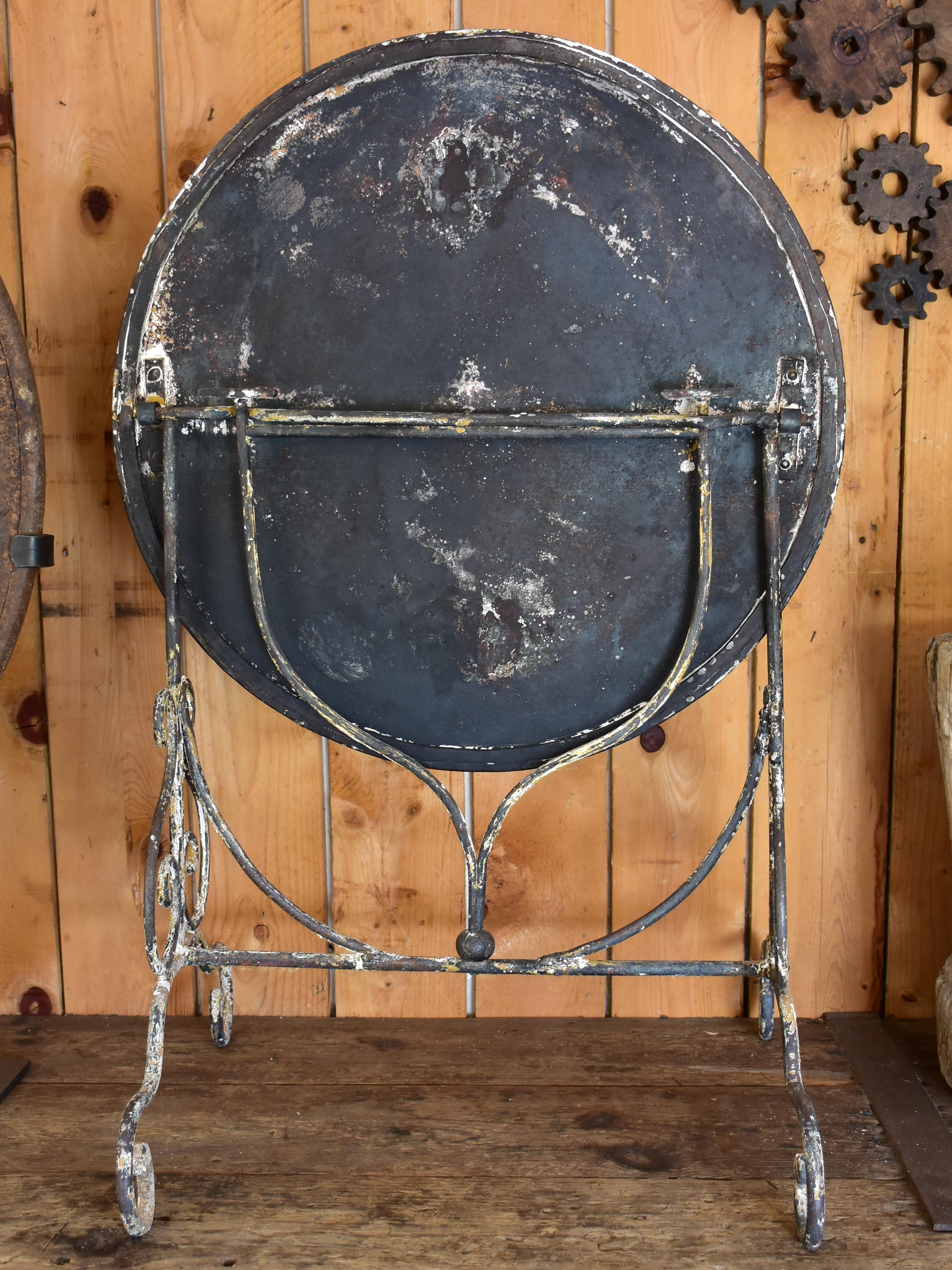 19th century iron vigneron’s table