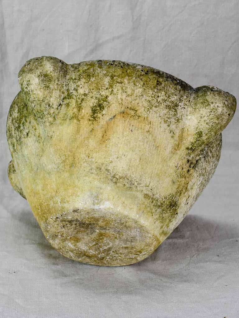 19th century French stone kitchen mortar 17¼"