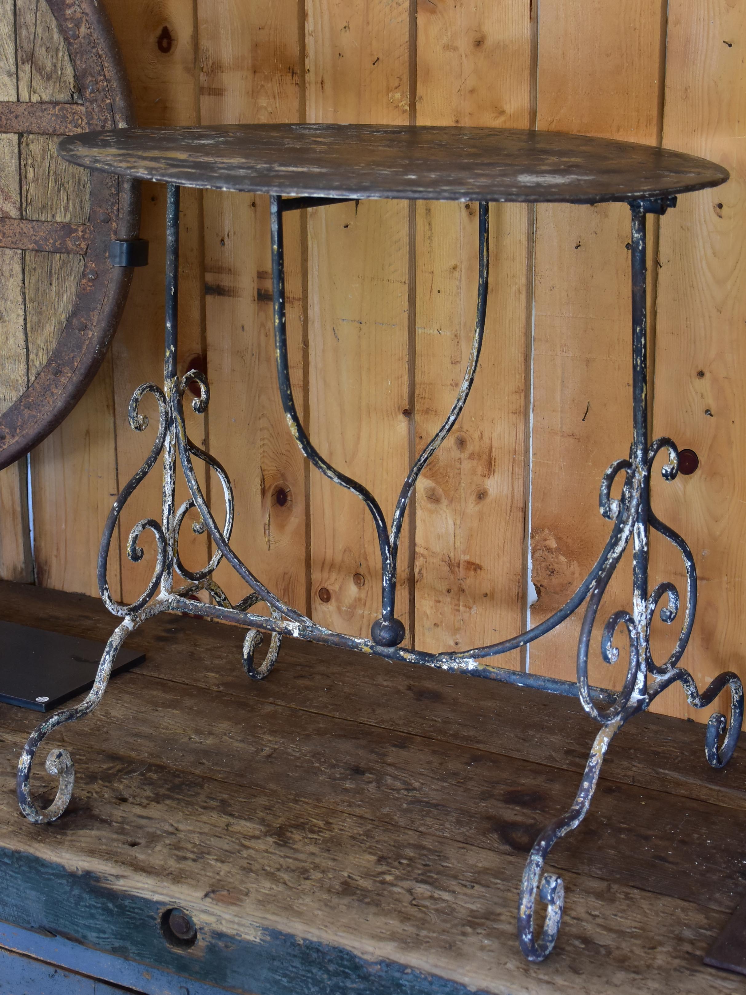 19th century iron vigneron’s table