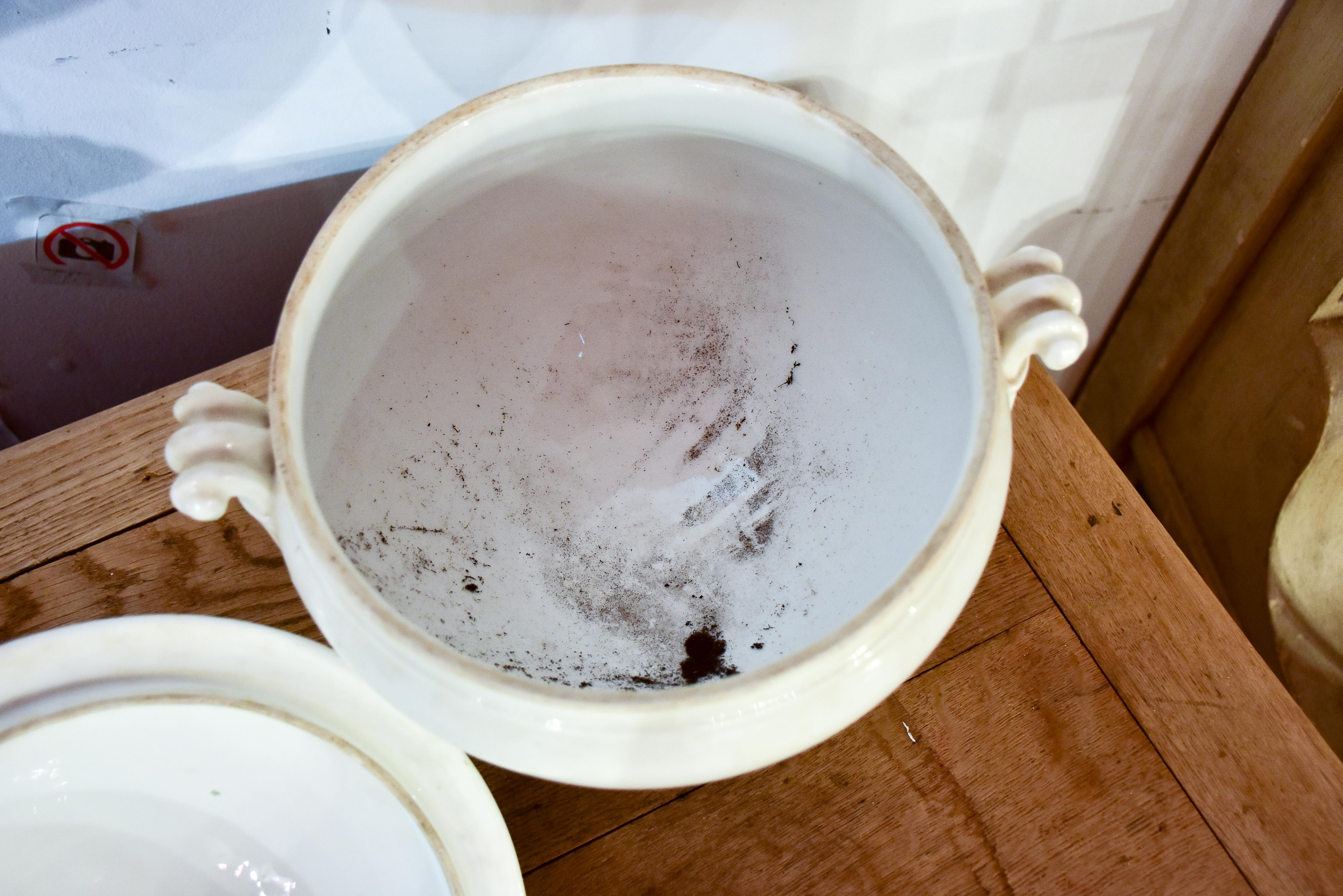 19th century French ironstone soup tureen