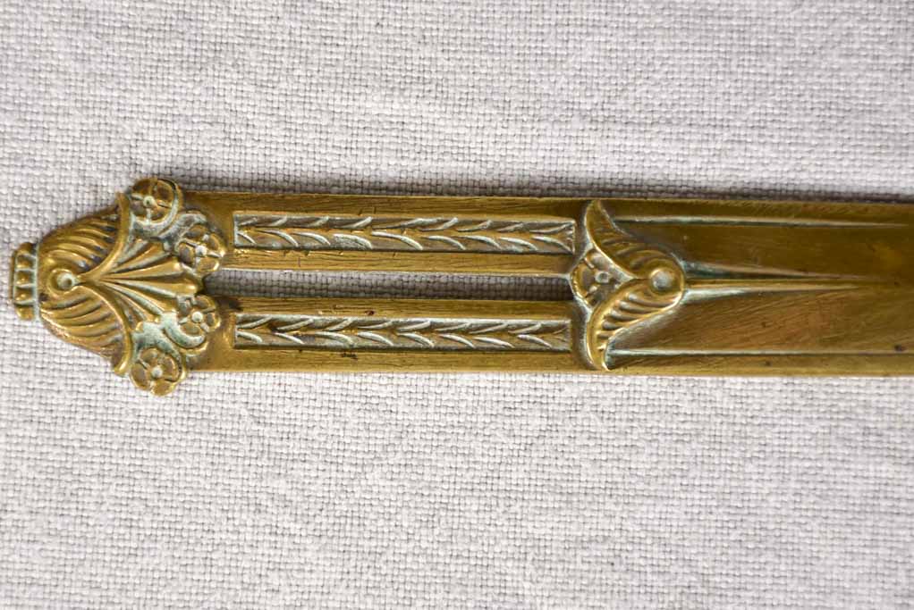 Ornate Floral Bronze 1930's Paper Knife