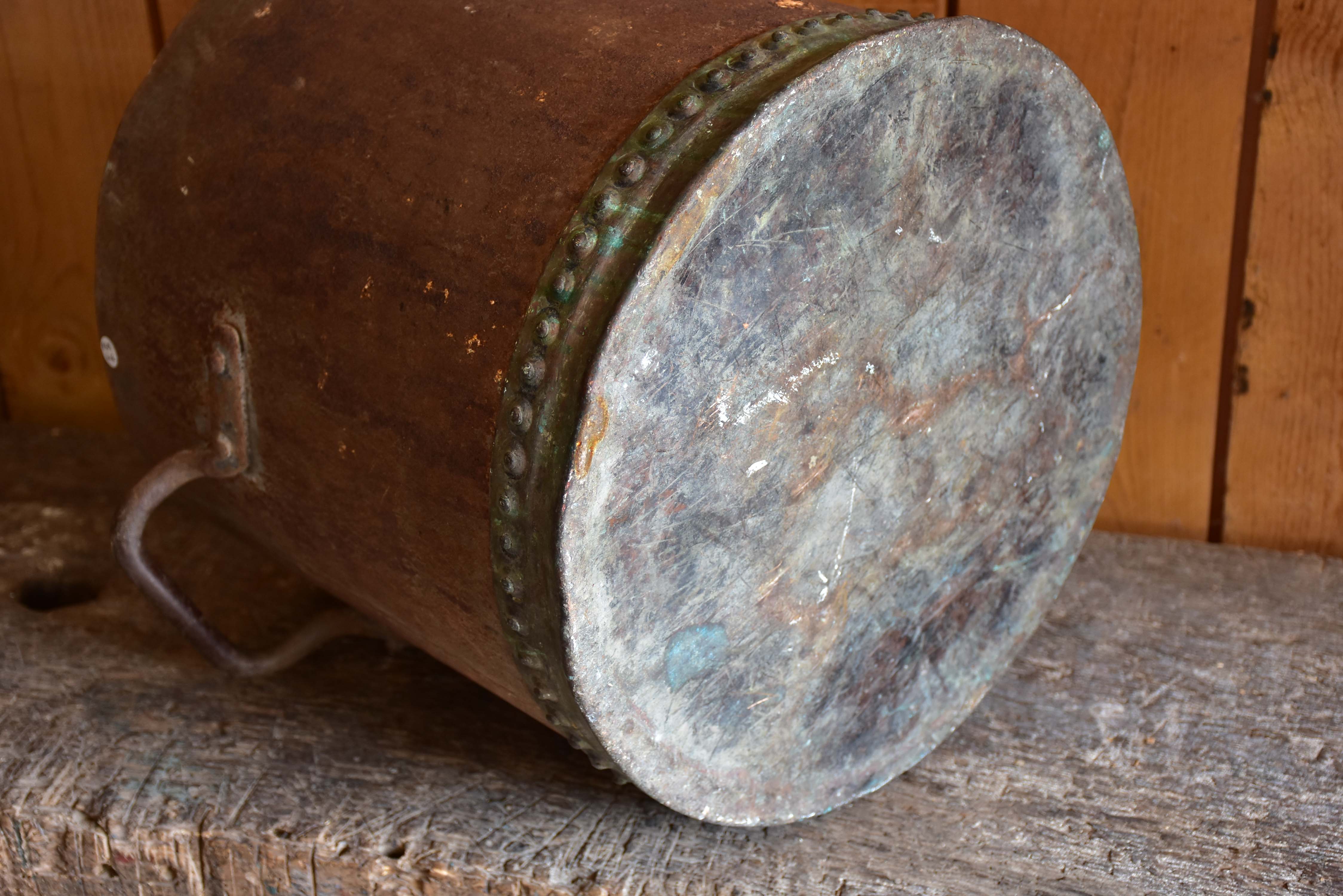 19th century French zinc tub