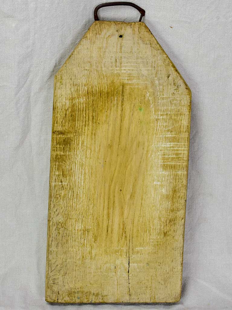 Antique French cutting board with angled corners 12¼" x 27¼"