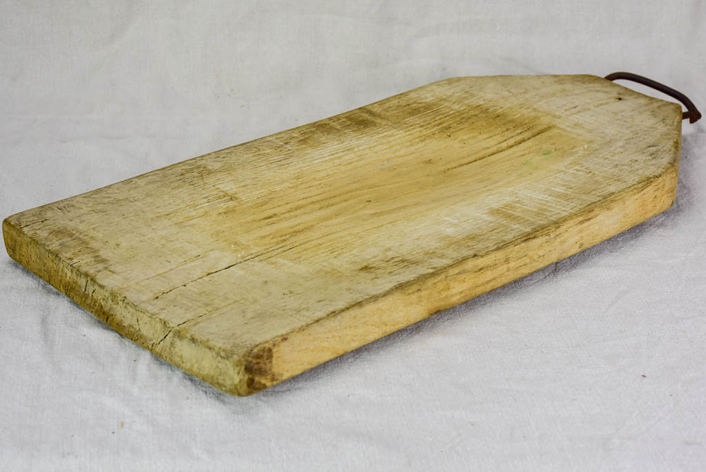 Antique French cutting board with angled corners 12¼" x 27¼"