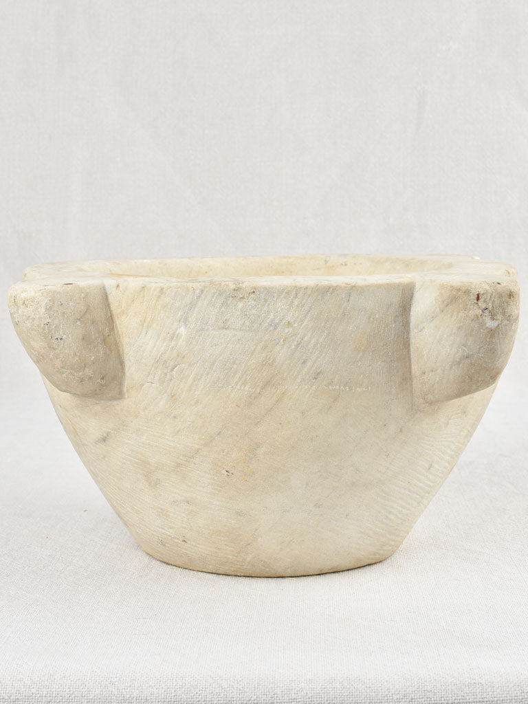 Small antique marble Mortar 13"