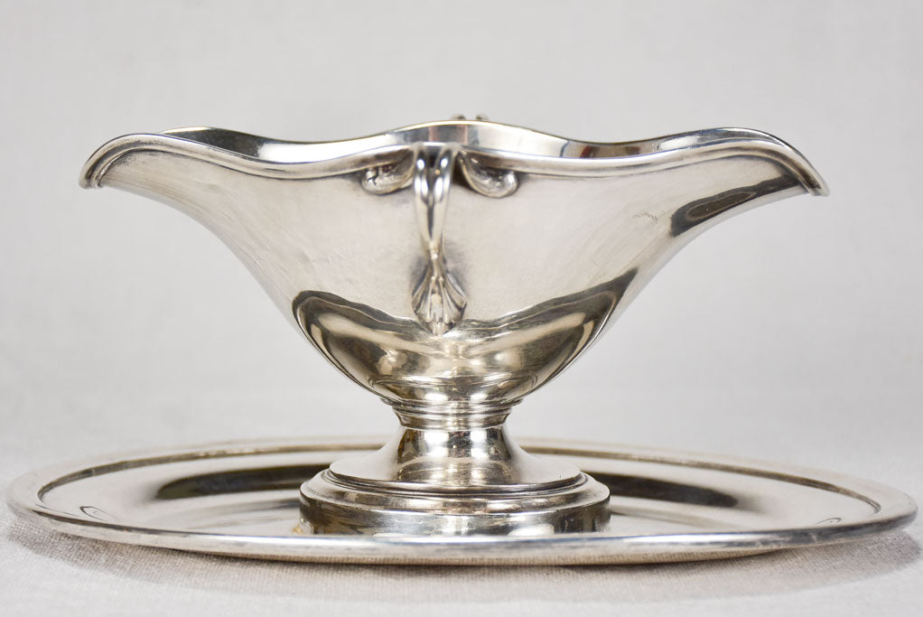 Victorian-era Christofle sauce dish