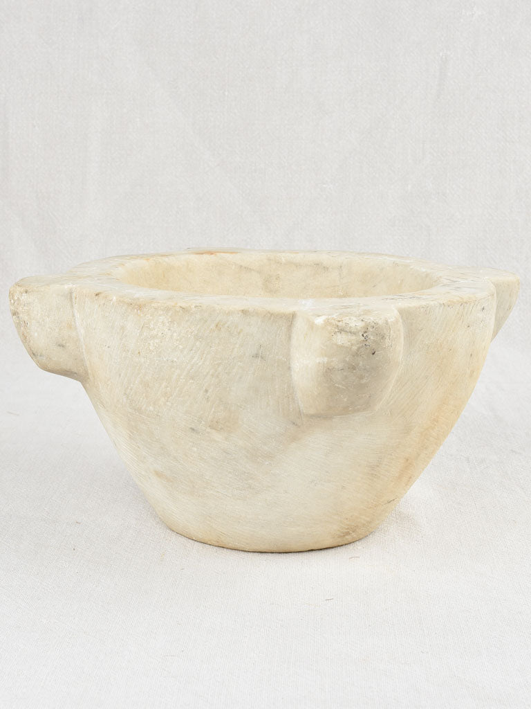 Small antique marble Mortar 13"