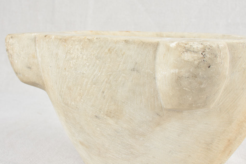 Small antique marble Mortar 13"