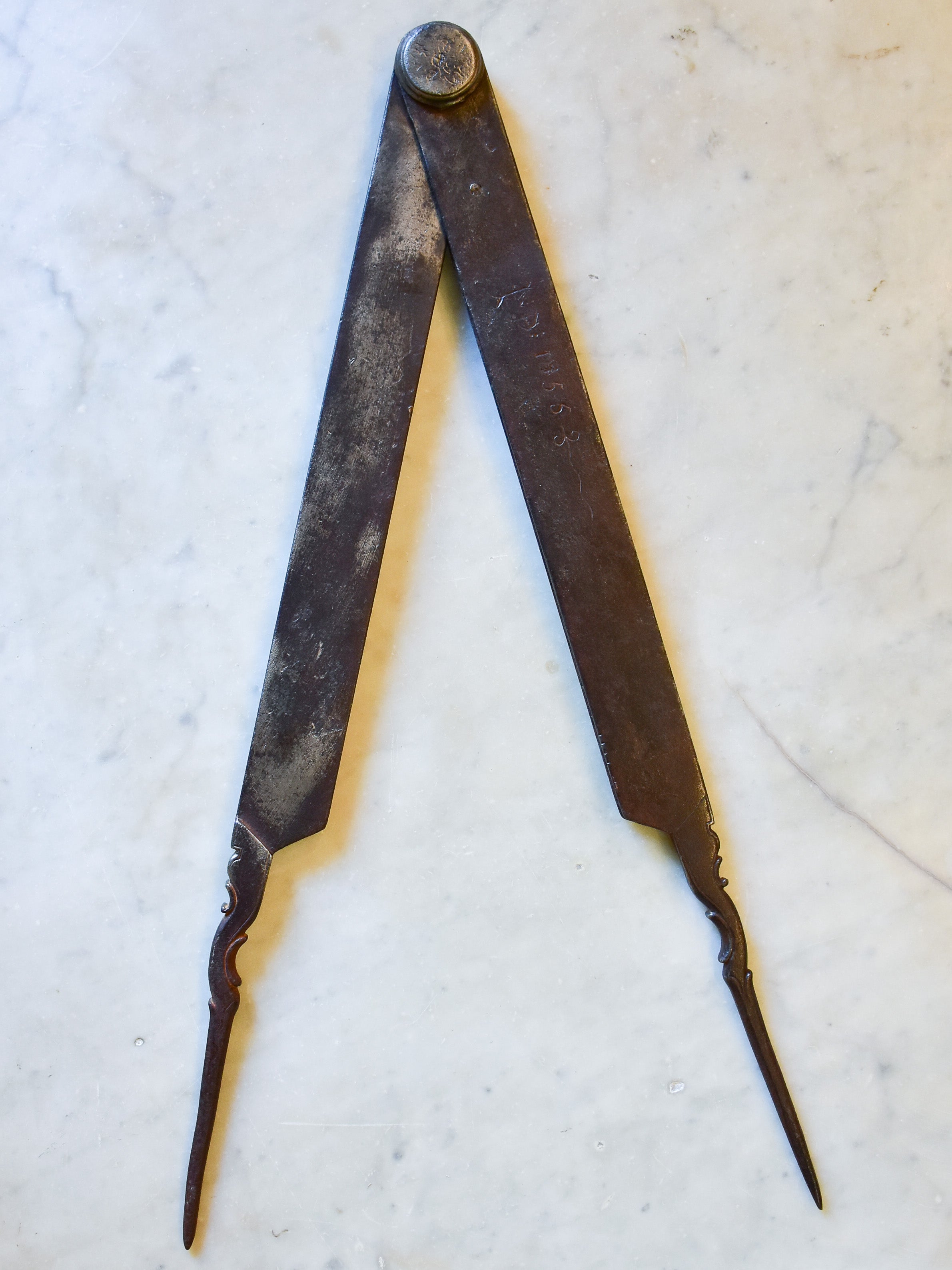 Antique French calipers