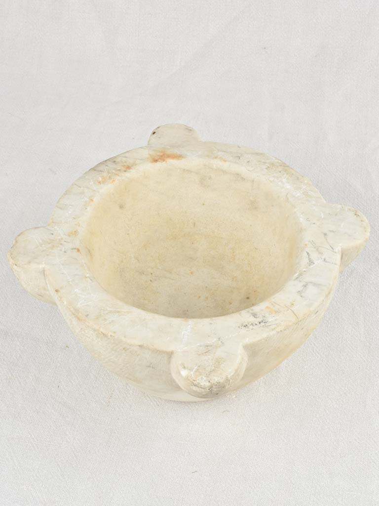 Small antique marble Mortar 13"