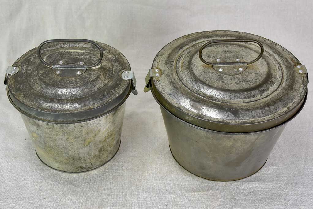 Two mid century Gugelhupf cake tins