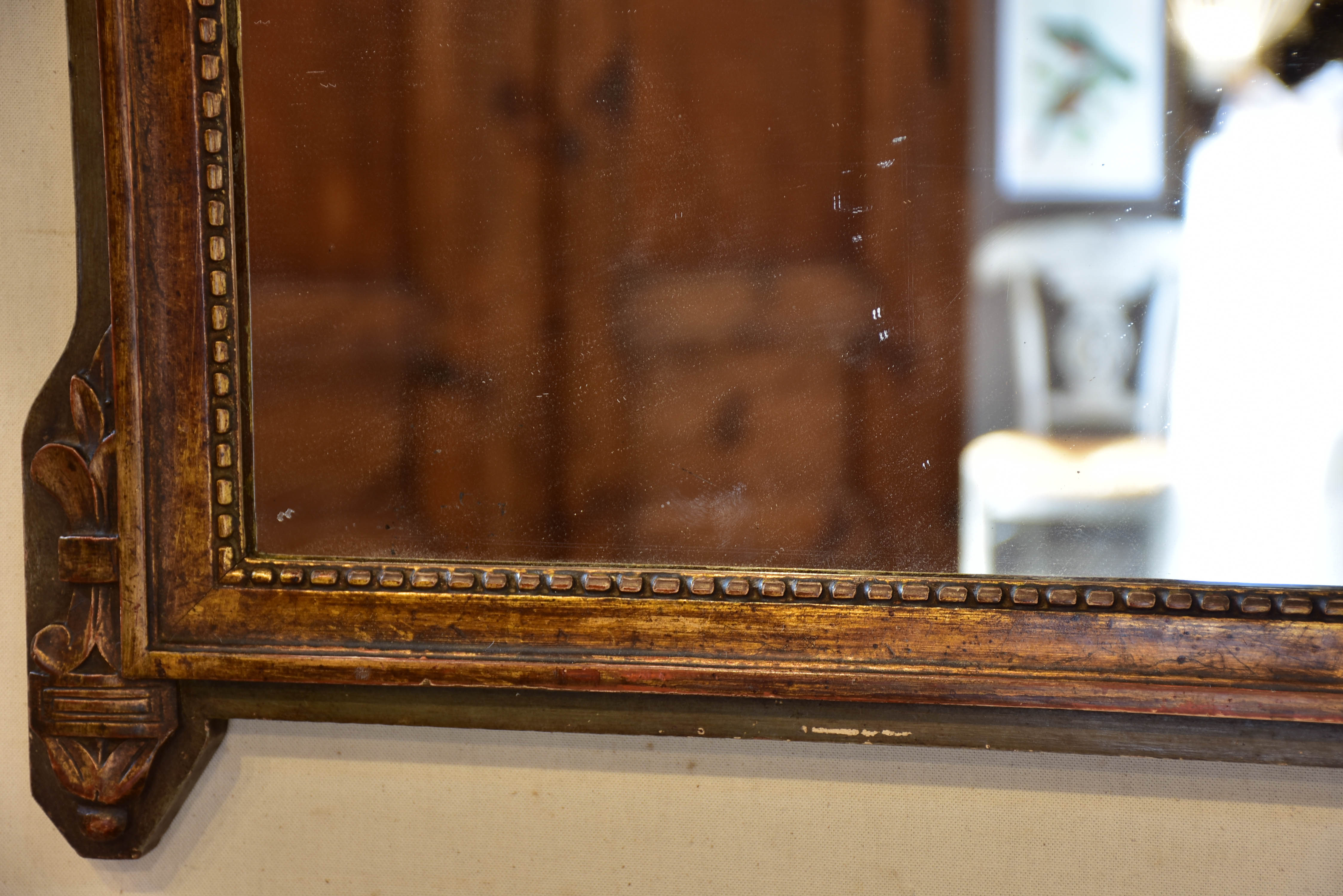 19th century carved Directoire mirror