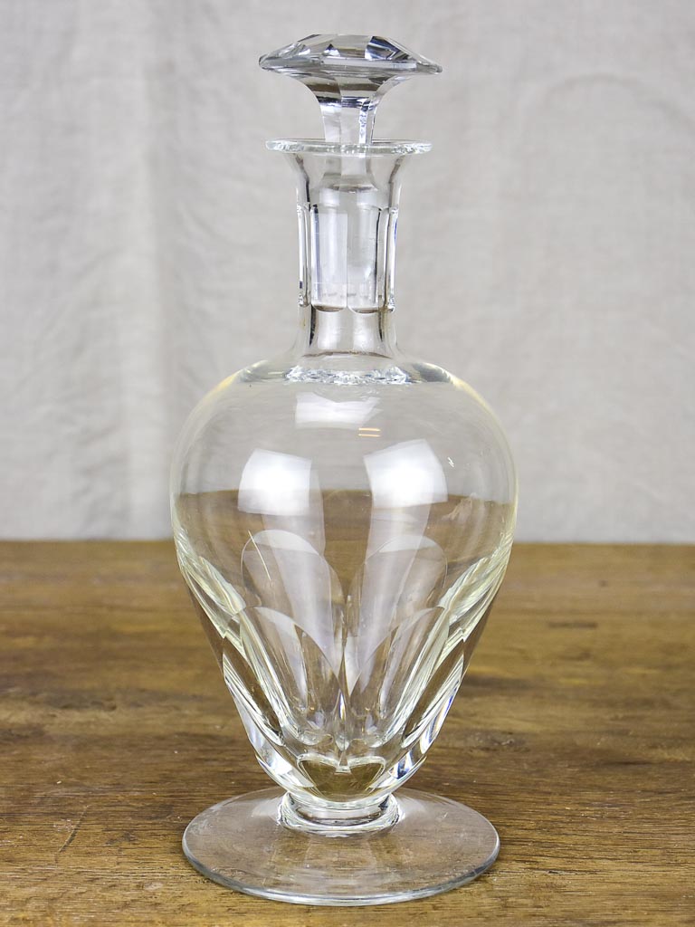 1950's French crystal liqueur decanter