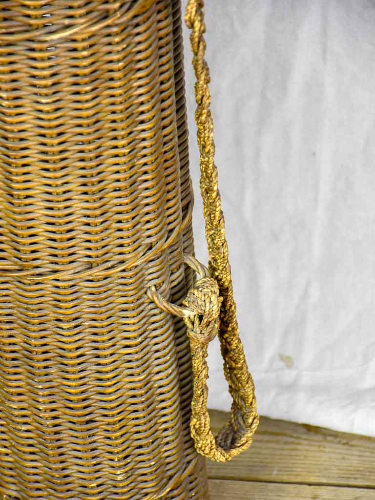 1930's French golf club bag - wicker