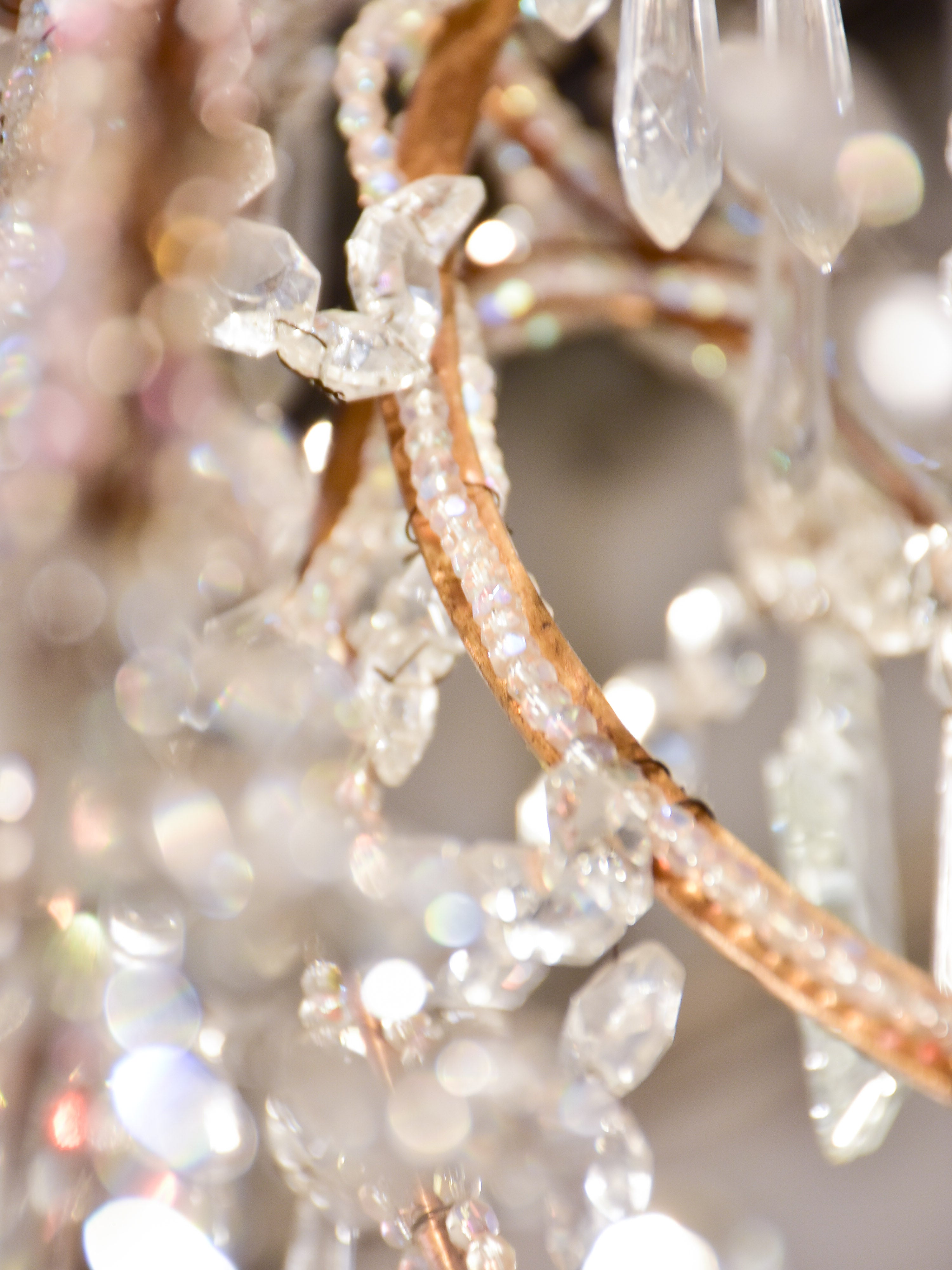 19th century Italian crystal chandelier