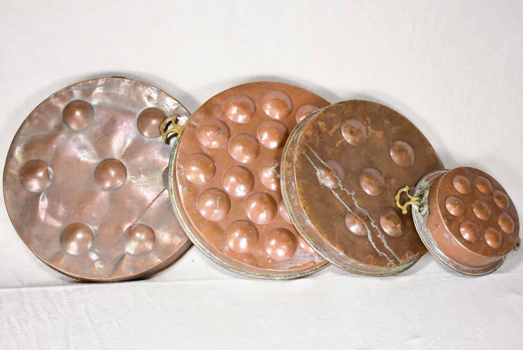 Authentic French copper kitchen decor item