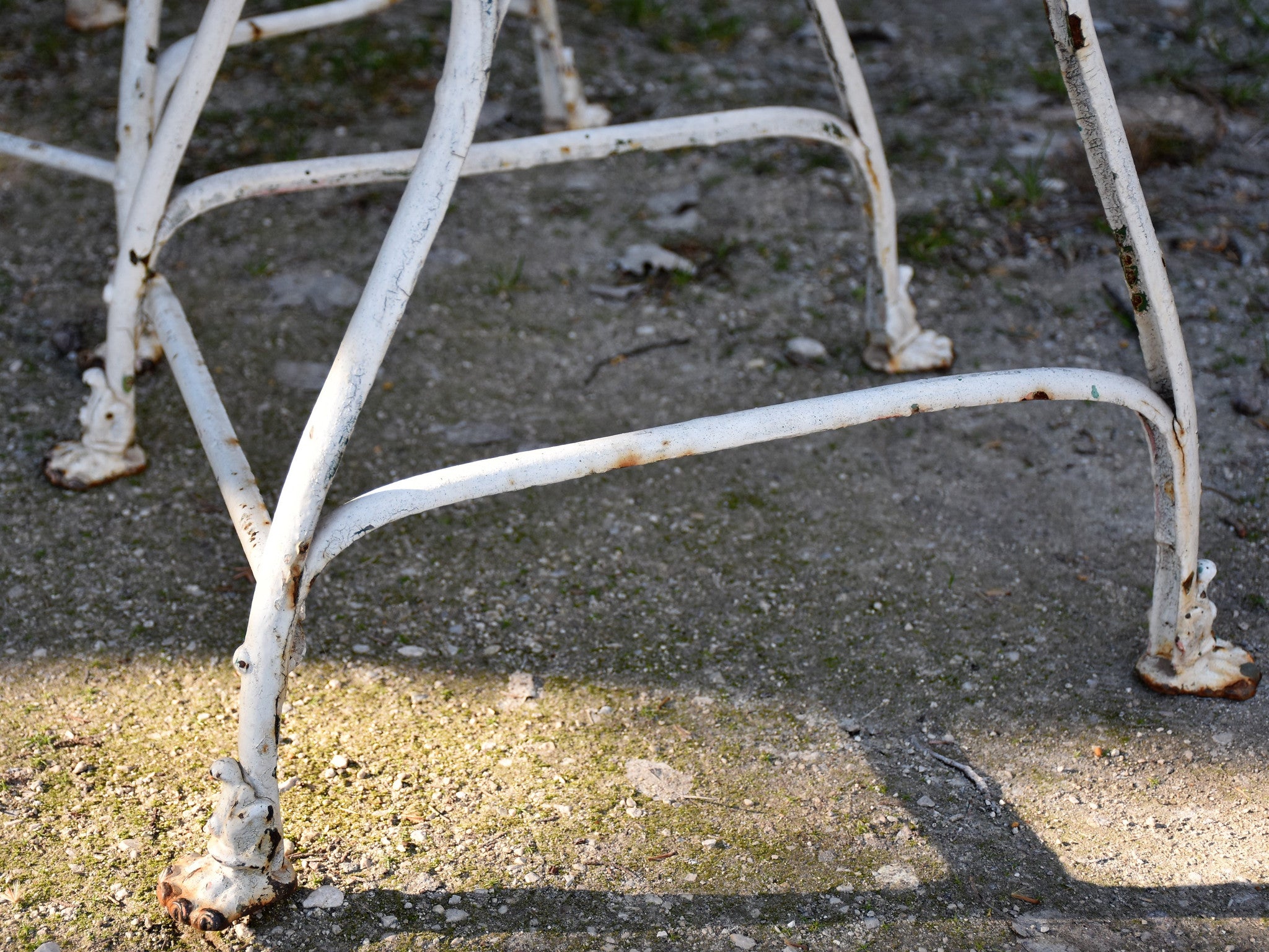 Pair of late-19th-century Arras garden chairs