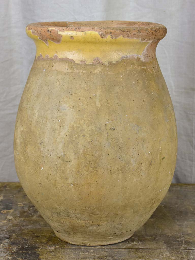 Very small late 18th Century French olive jar from Biot 18½"