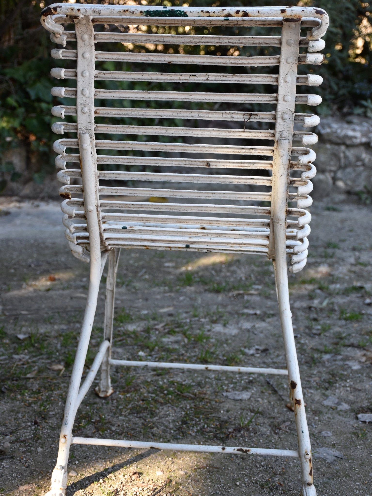 Pair of late-19th-century Arras garden chairs