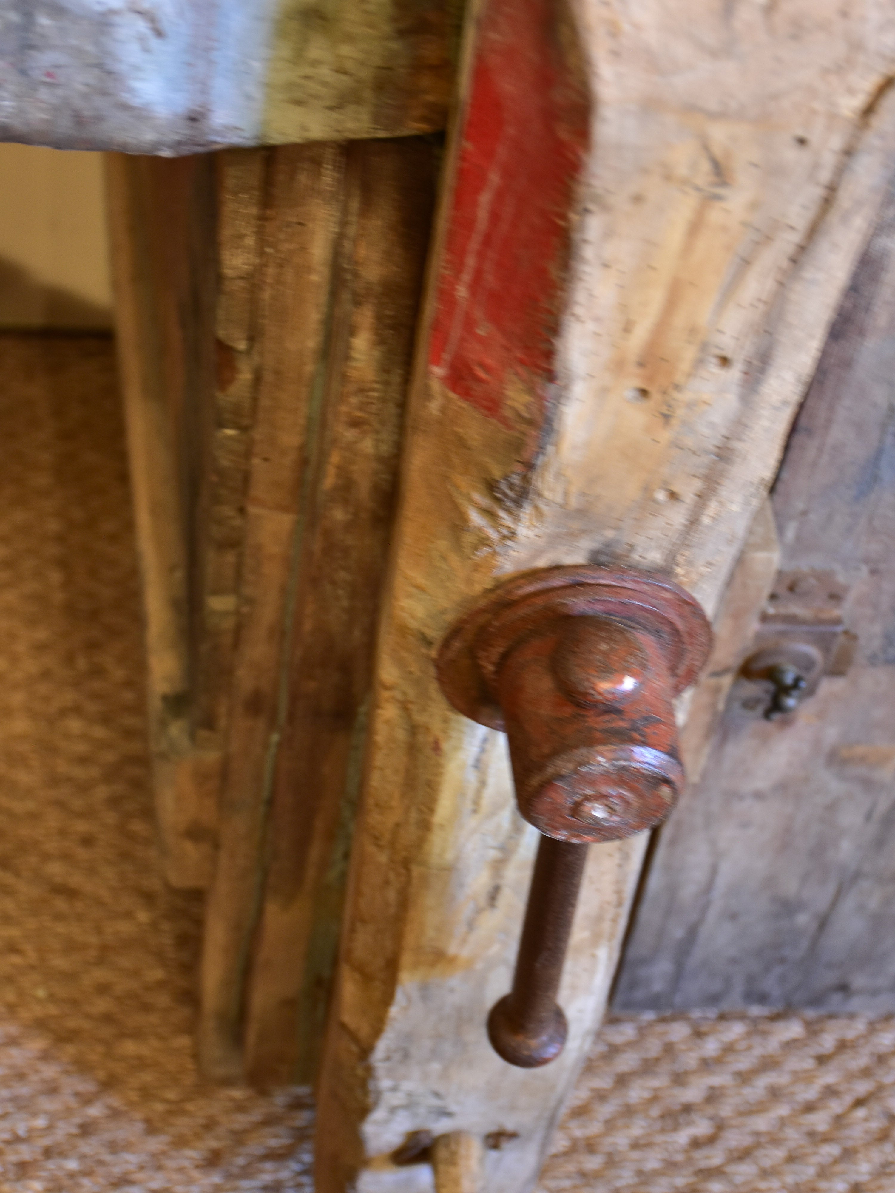 Rustic artist’s workbench from the 1900’s