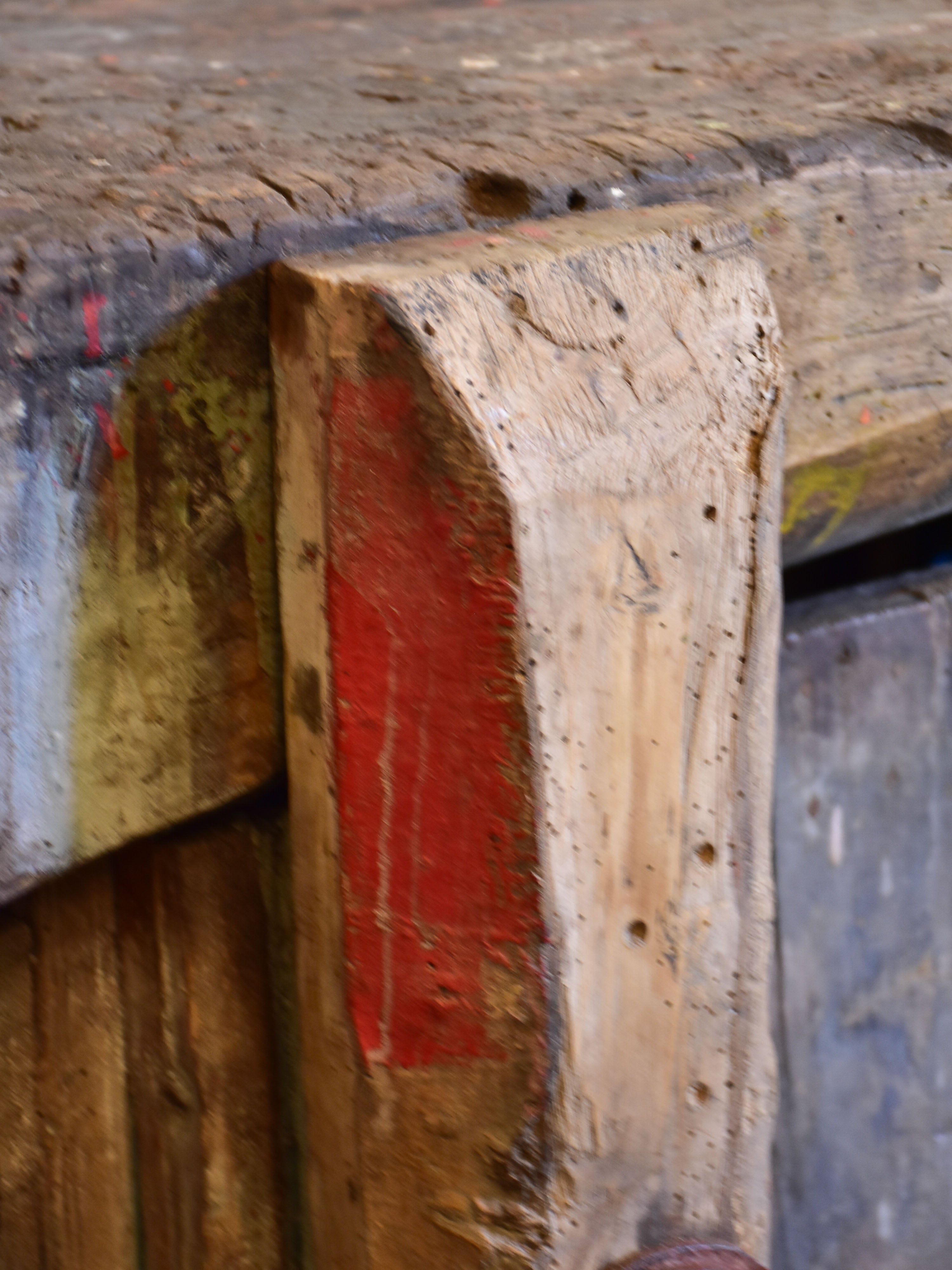 Rustic artist’s workbench from the 1900’s