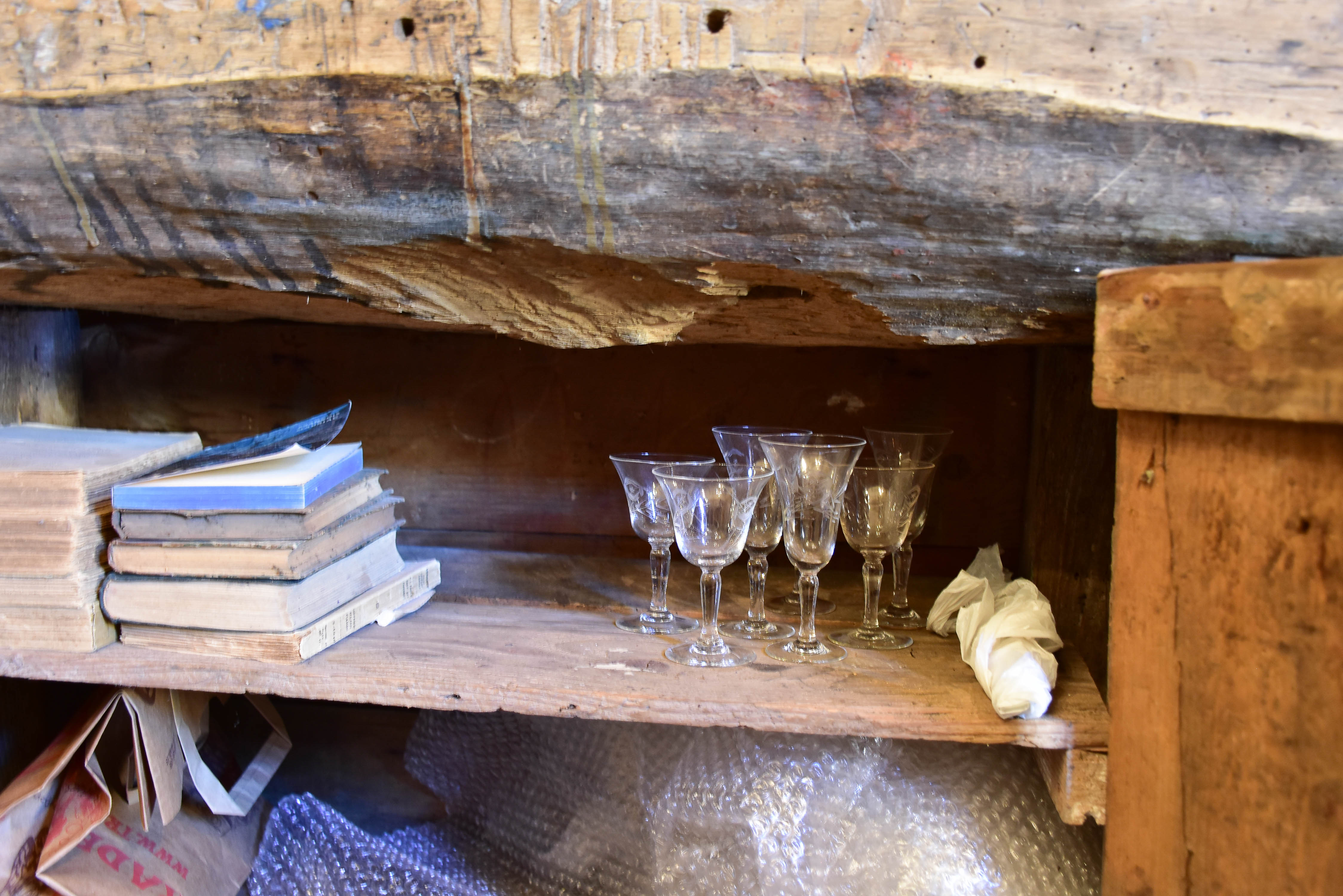 Rustic artist’s workbench from the 1900’s