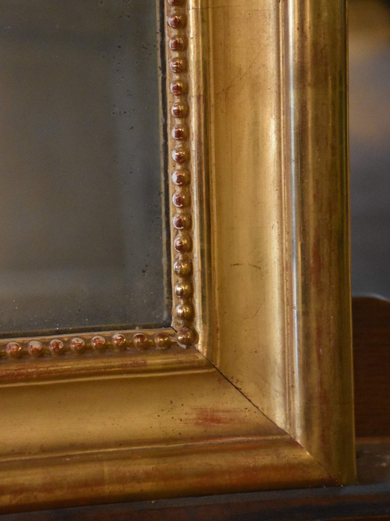 Gilded Louis Philippe mirror – 19th century