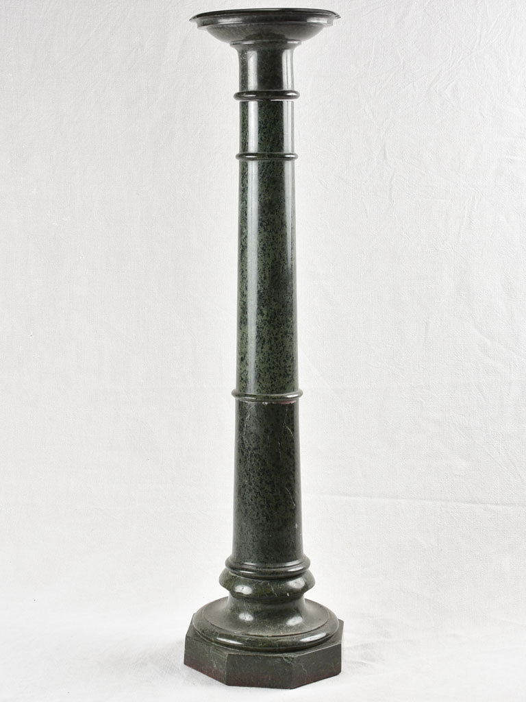 Green Marble Column Pedestal 42¼"