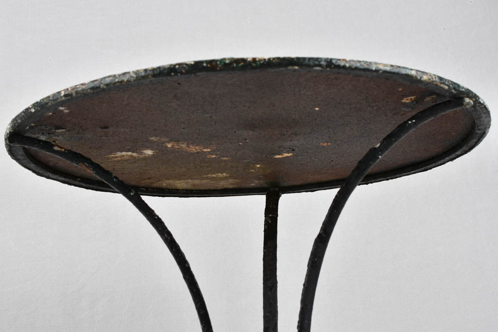 Garden table (green-black), 19th-century, 23¾"