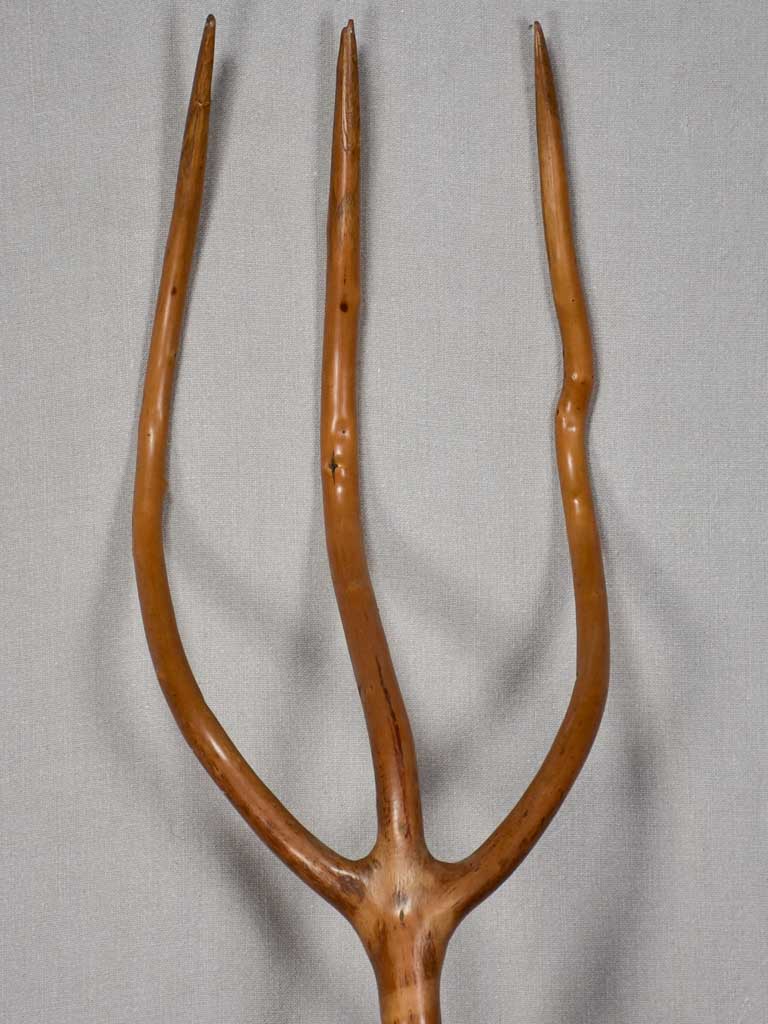 Late 18th century French hay fork 73¼"