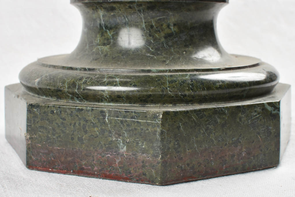 Green Marble Column Pedestal 42¼"