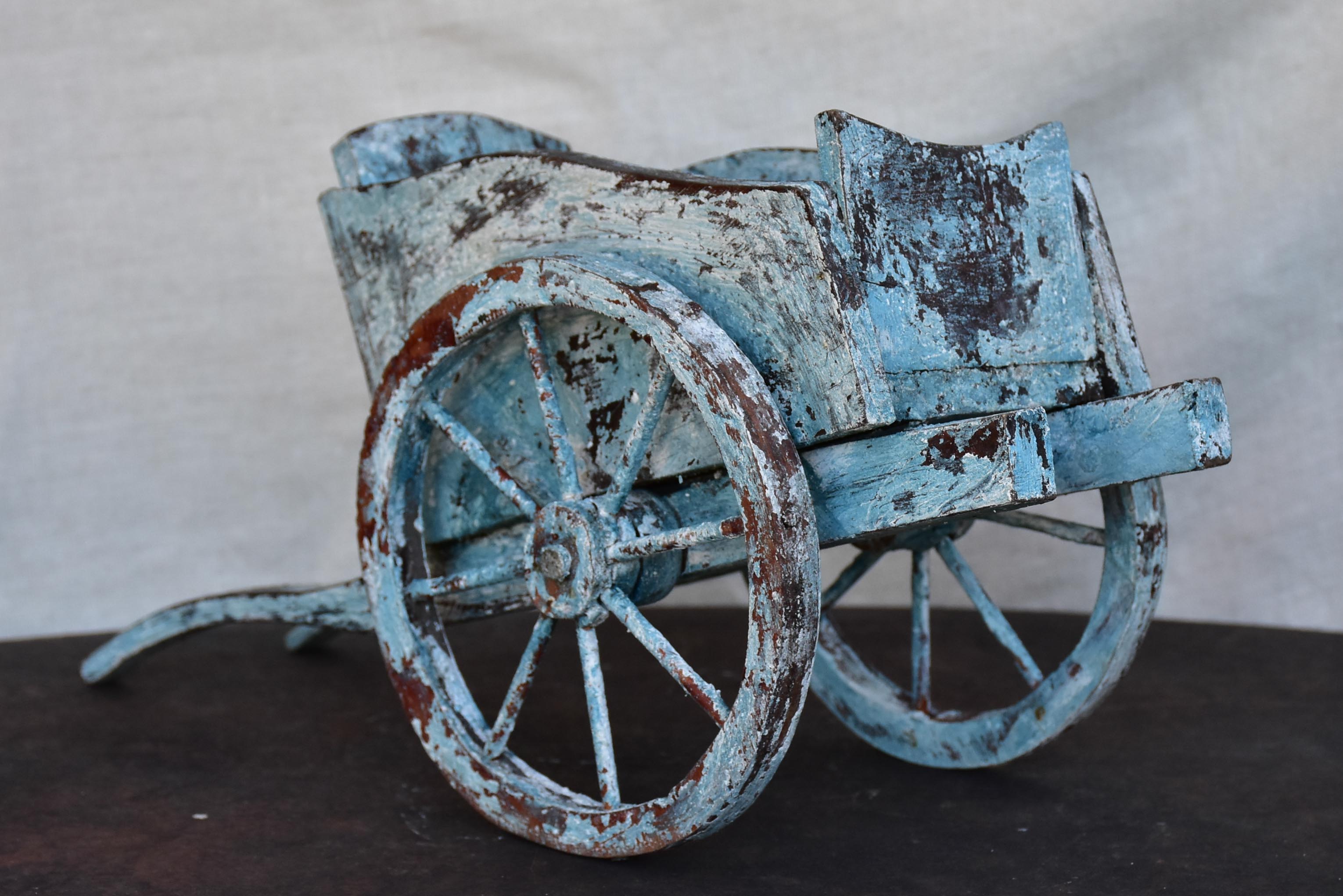 Antique French miniature cart