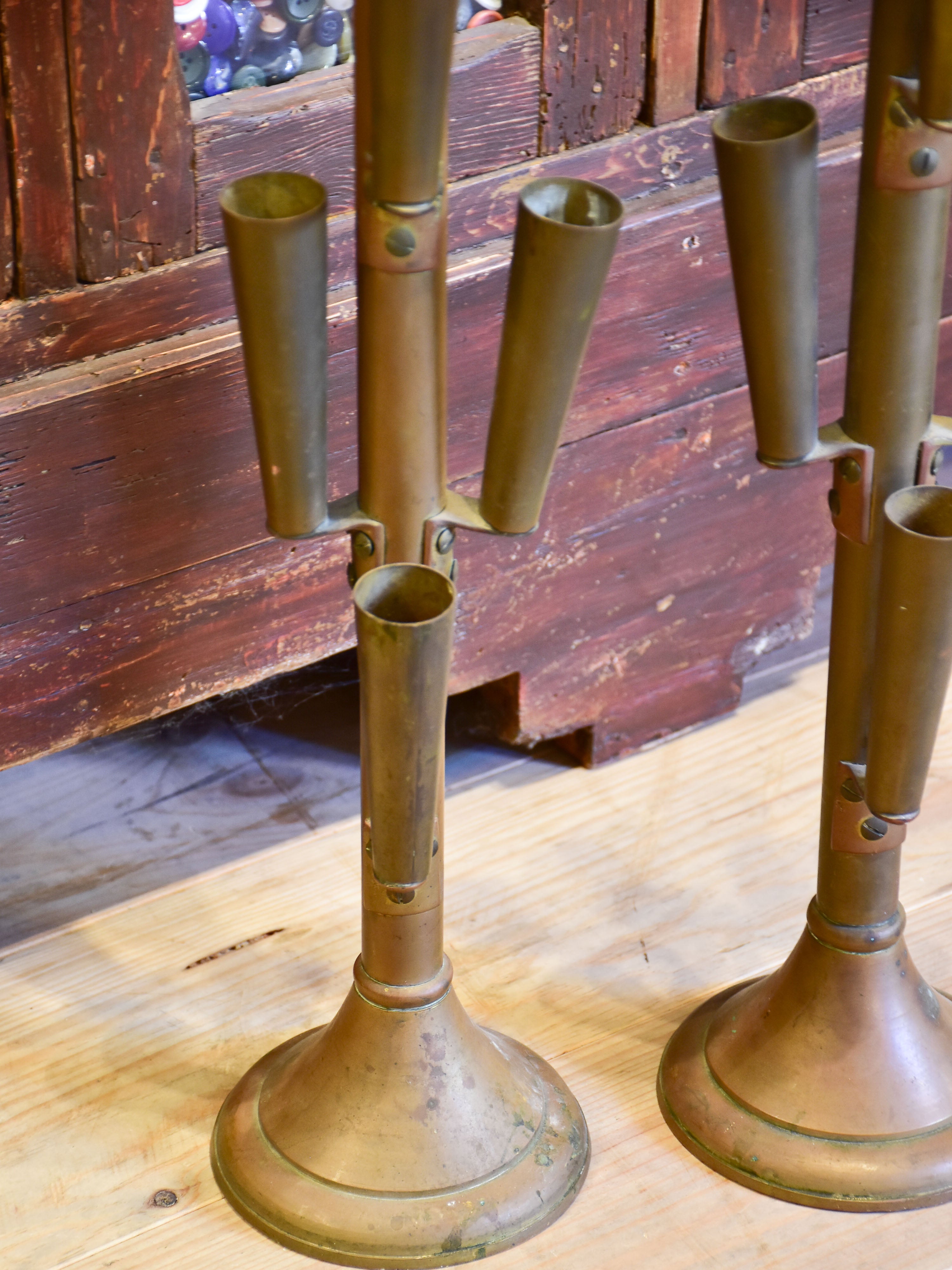 Pair of early 20th century French florist vase stands