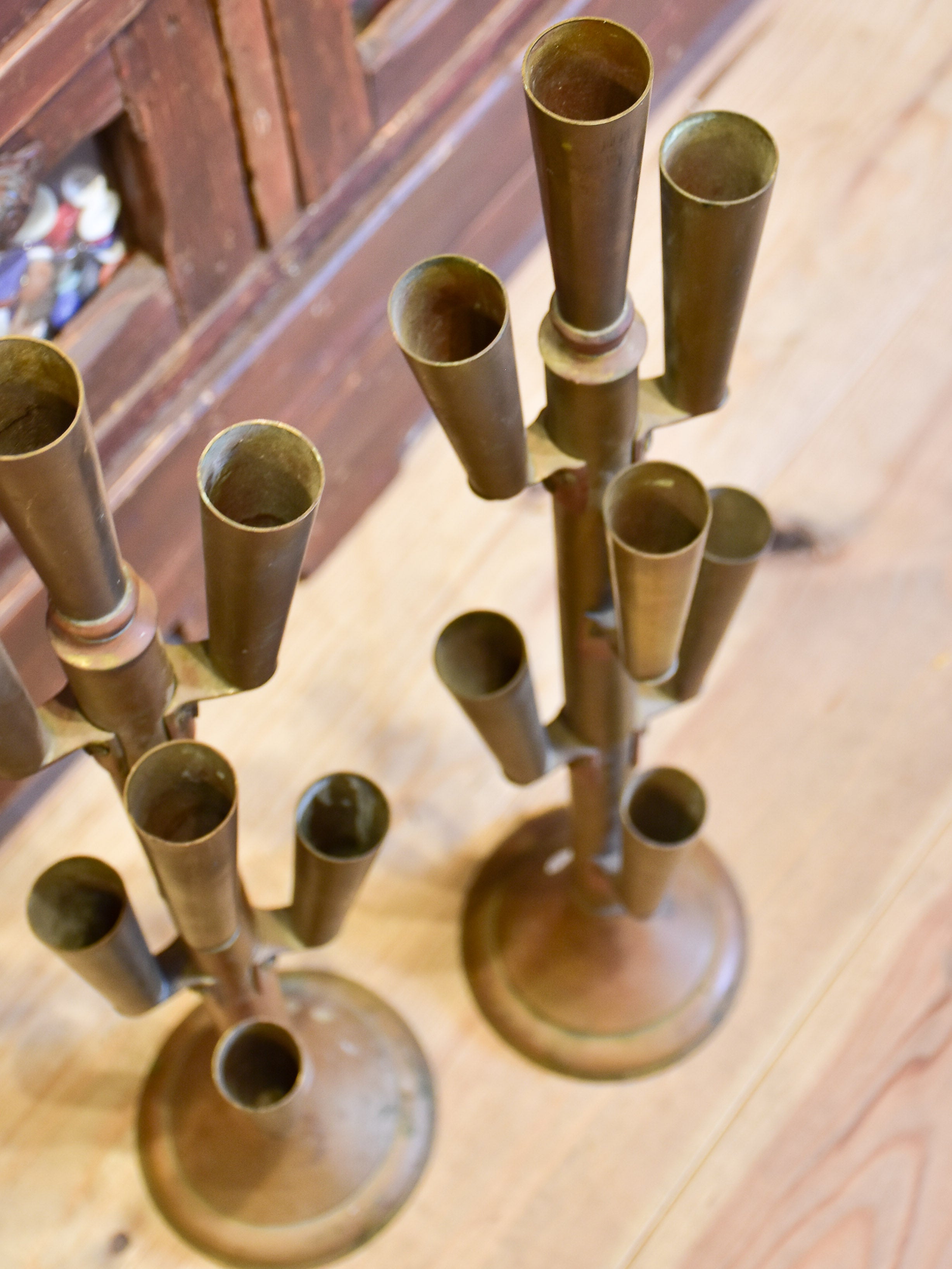 Pair of early 20th century French florist vase stands