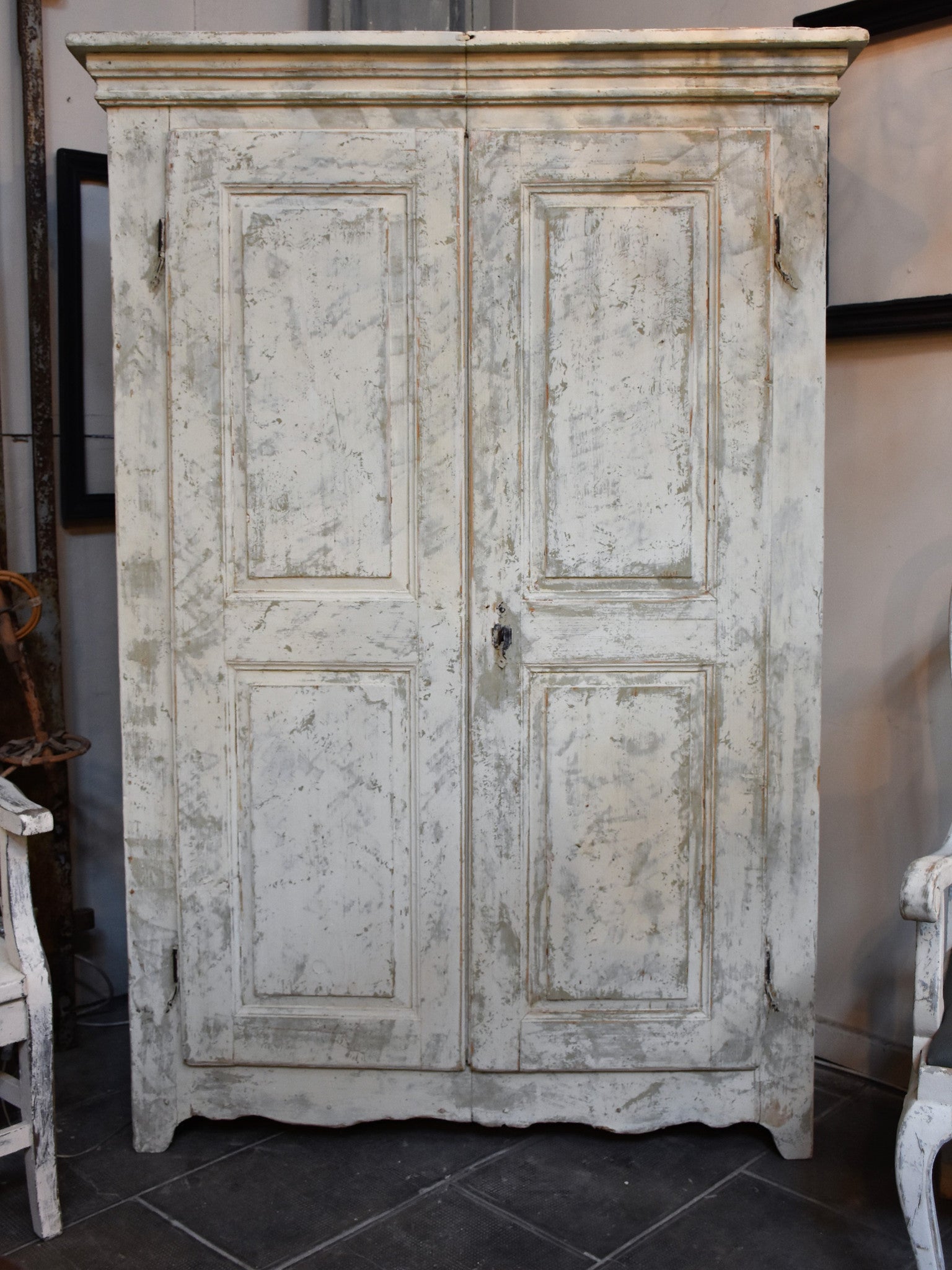 Antique French country armoire