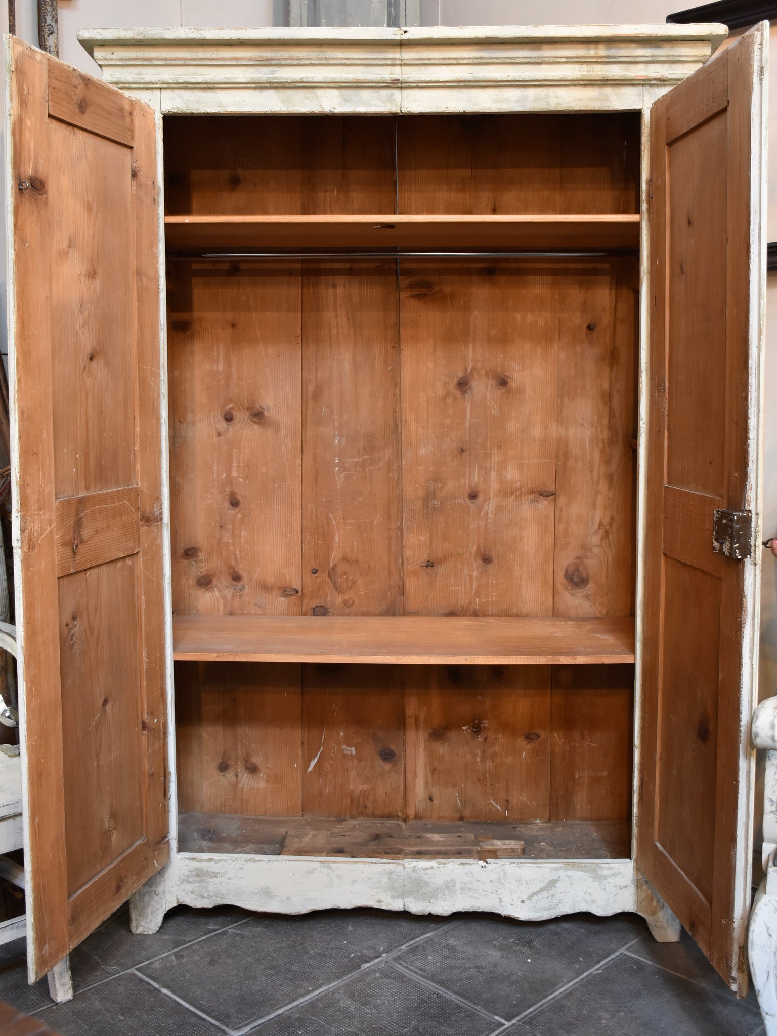 Antique French country armoire