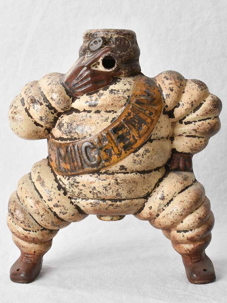 Large bibendum Michelin man, cast iron 14½"