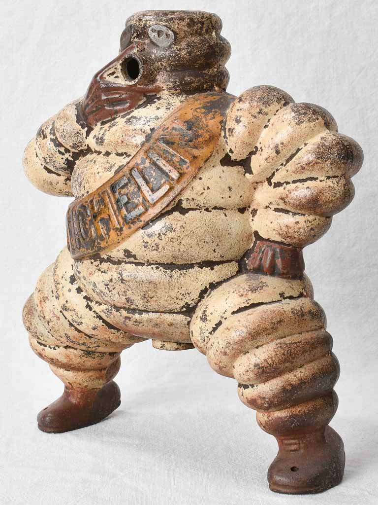 Large bibendum Michelin man, cast iron 14½"