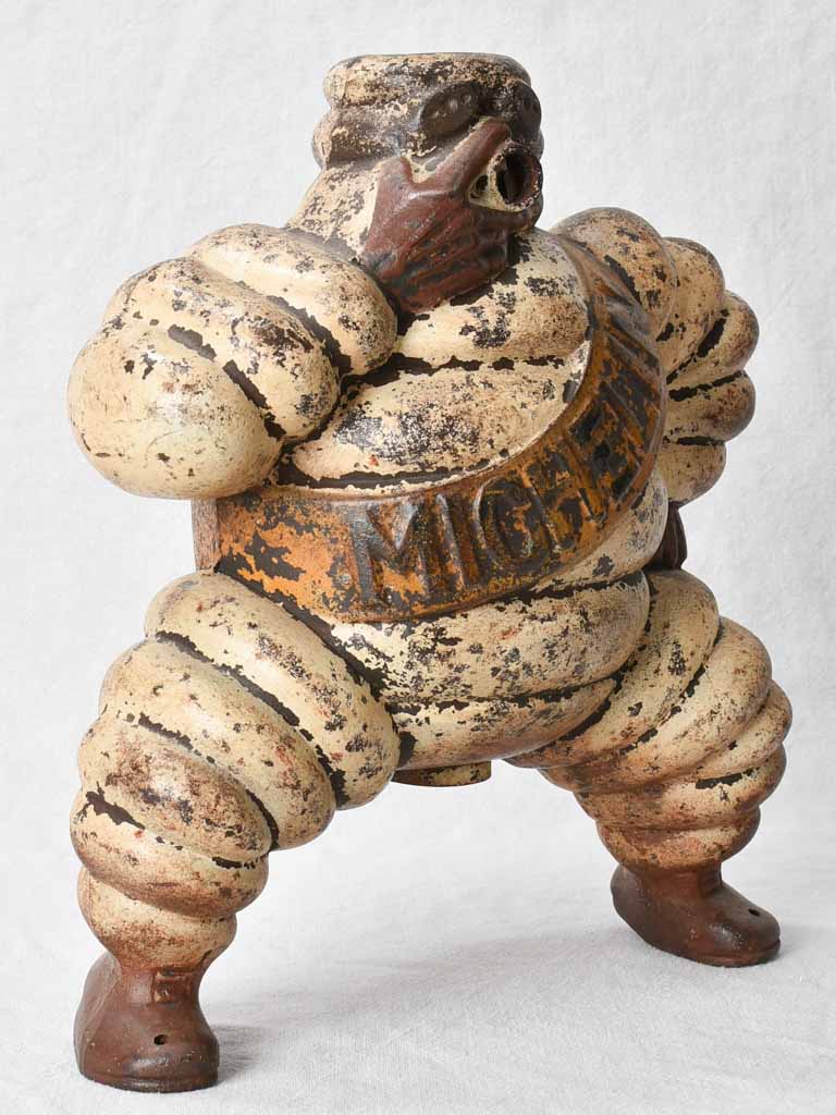 Large bibendum Michelin man, cast iron 14½"