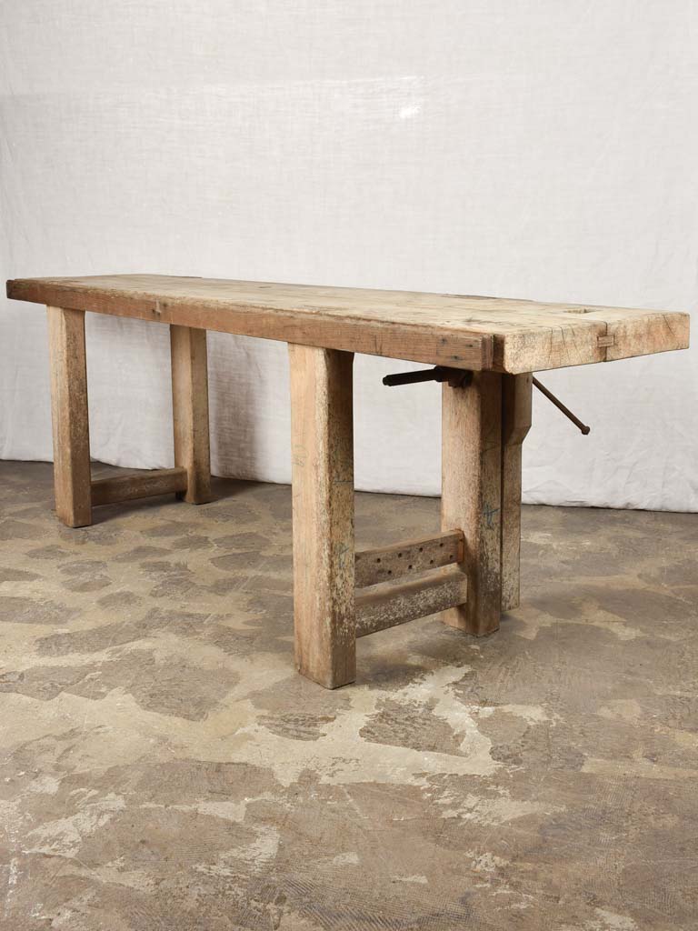 Vintage French work table 91¾"