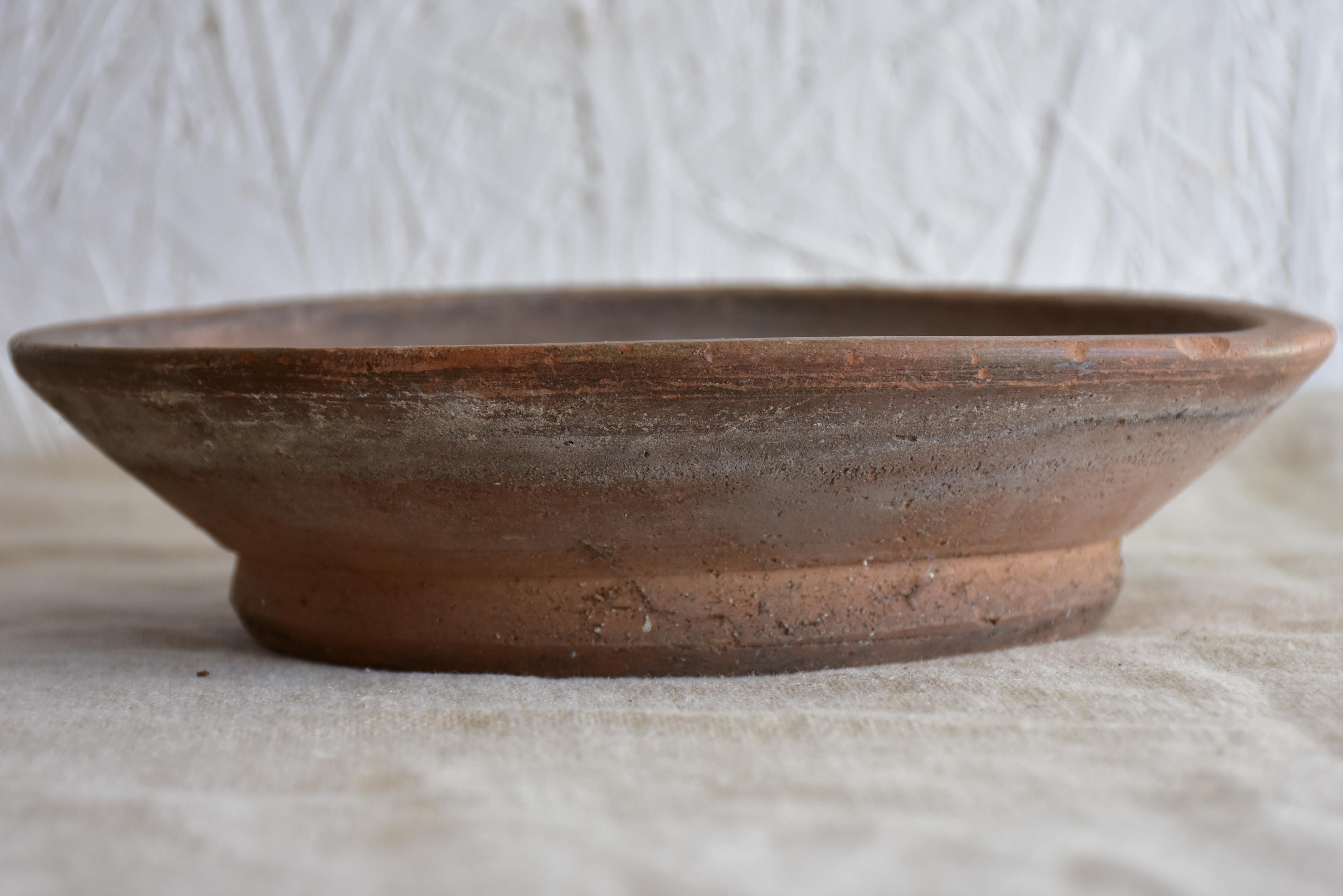 Antique French terracotta pigeon's nests