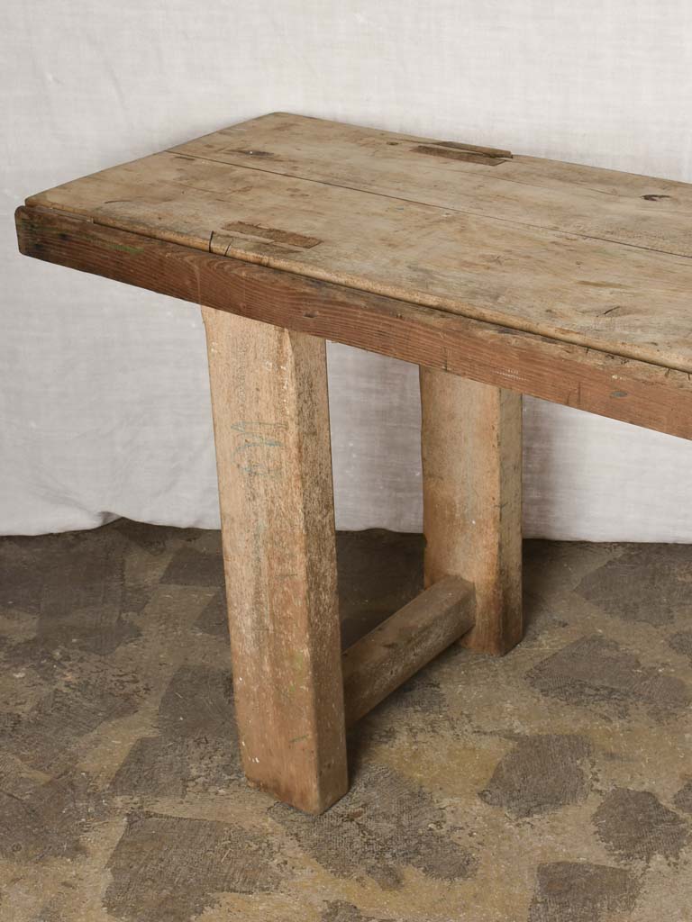 Vintage French work table 91¾"